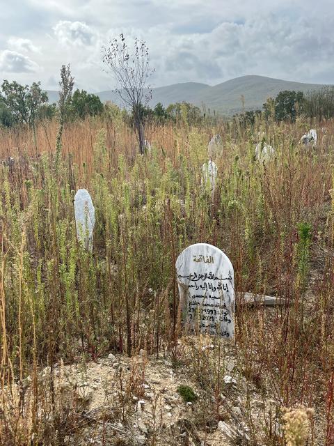 Friedhof für nicht identifizierte Geflüchtete in der Nähe des Dorfes Sidiro