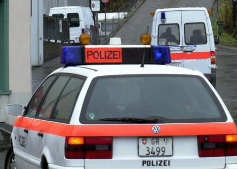 Polizeiautos in Chur