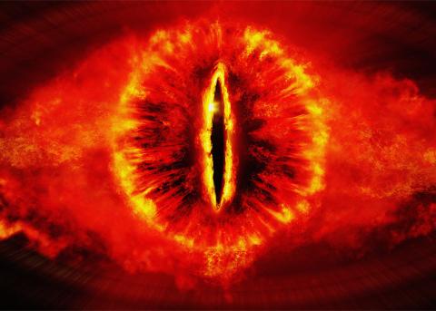 Symbolbild: Saurons Auge aus «Der Herr der Ringe»
