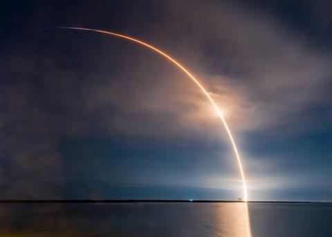 Start einer Falcon 9 in Cape Canaveral im März 2021