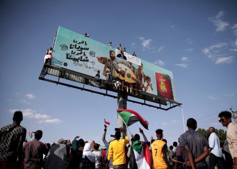 Protest gegen den Putsch von General Abdel Fattah al-Burhan in Khartum