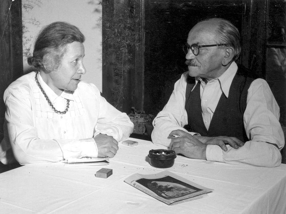 Rosi Wolfstein und Paul Frölich – hier im Sommer 1952