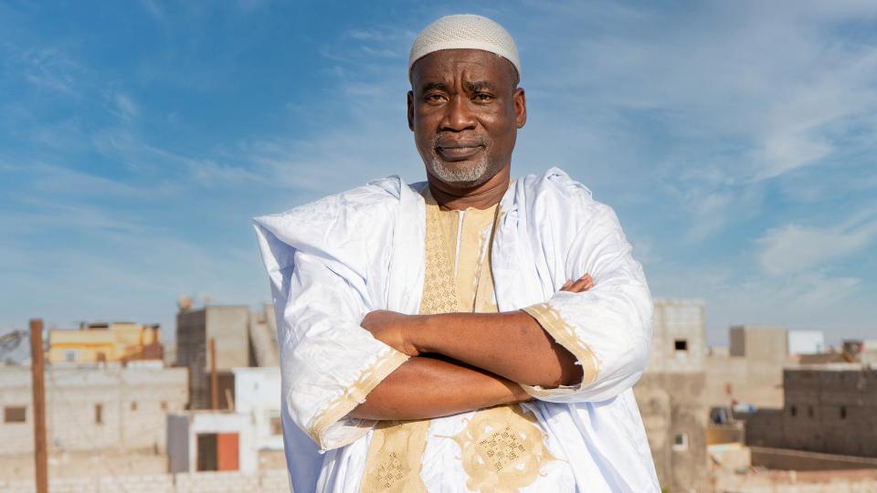 Amadou M’Bow in Nuakschott, der Hauptstadt von Mauretanien.