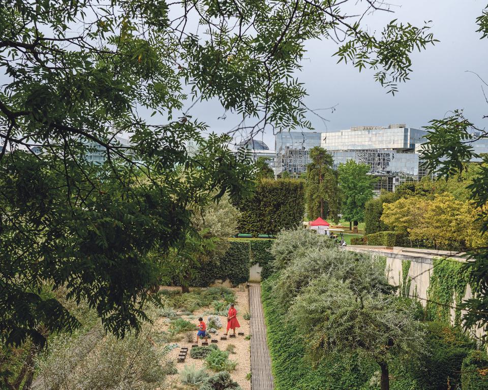 Gartenanlage im vierzehn Hektaren grossen Parc André Citroën
