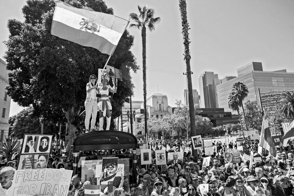 1. Oktober 2022: Freedom Rally für Iran in Downtown Los Angeles