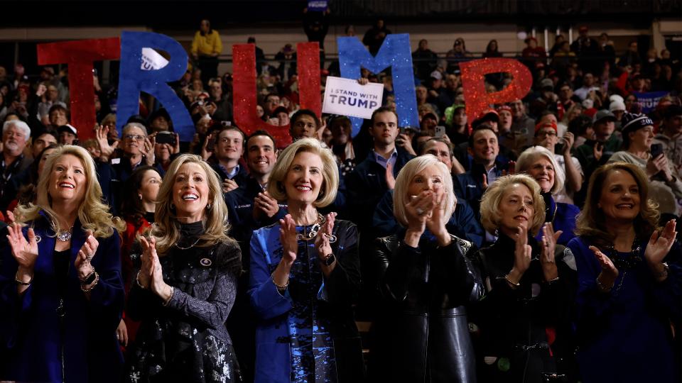 Trump-Fans an einem Event ihres Stars